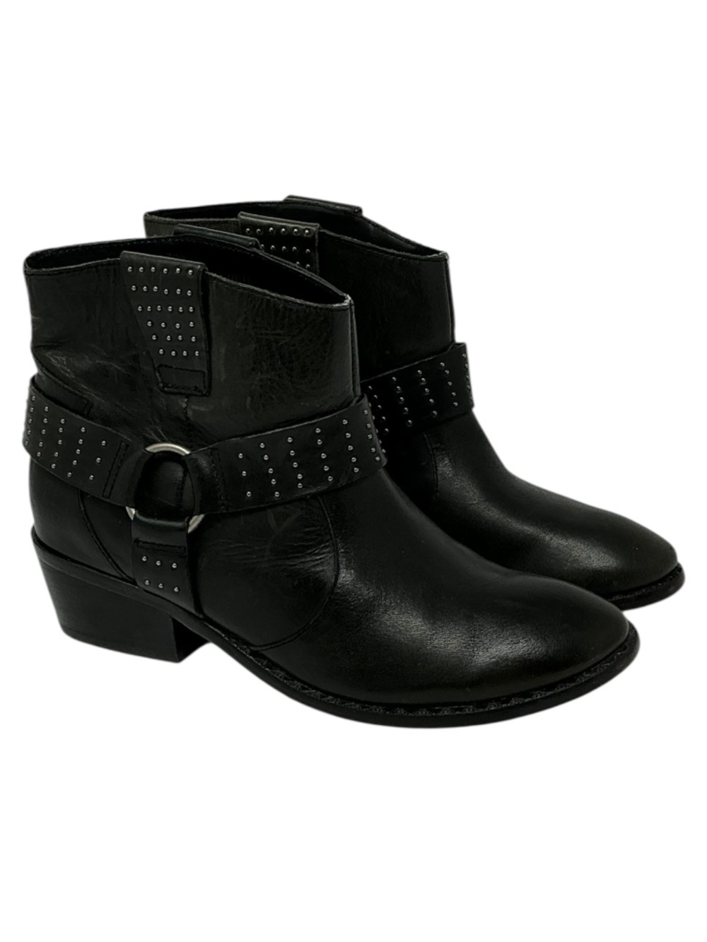 Kork-Ease Katie Studded Leather Ankle Boots